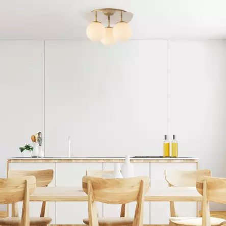 Taklampa Opviq Well 11710 Guld Metall 37 x 44 x 25 cm - Tak- och vägglampor - 8683342591881 - 2