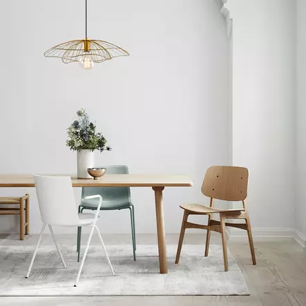 Taklampa Opviq Berceste Guld Metall 50 x 111 cm - Tak- och vägglampor - 8681875790801 - 1