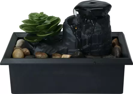 Fontän Mini med Suckulent - Trädgårdsdekorationer - 8720573892711 - 2