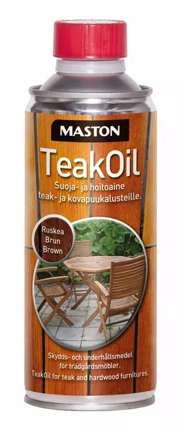Teak Oil 450ml ruskea - Träoljor - 6412490005641 - 1