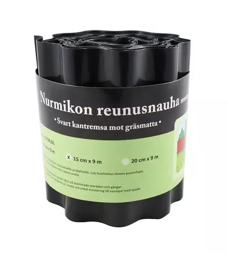 Nurmikon reunanauha 15 cm x 9 m - Övriga trädgårdsartiklar - 6416556936481 - 1