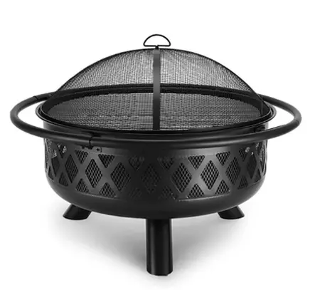 Hornet Premium Eldstad och Grill 91cm - Med Gnistgaller & Grillgaller - Trädgårdsgrillar och eldstäder - 6438168120591 - 1