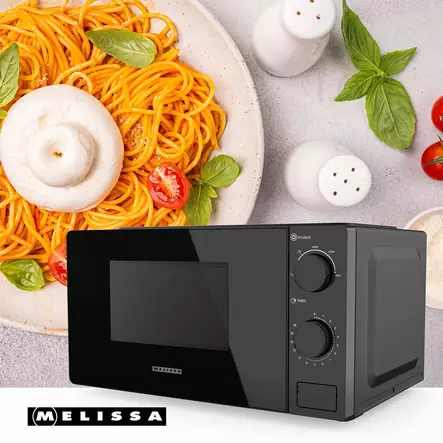 Mikrovågsugn | 700 W | 20 L kapacitet | 5 effektnivåer | Upptining | 35-minuterstimer | Svart - Mikrovågsugnar - 8711902091141 - 5