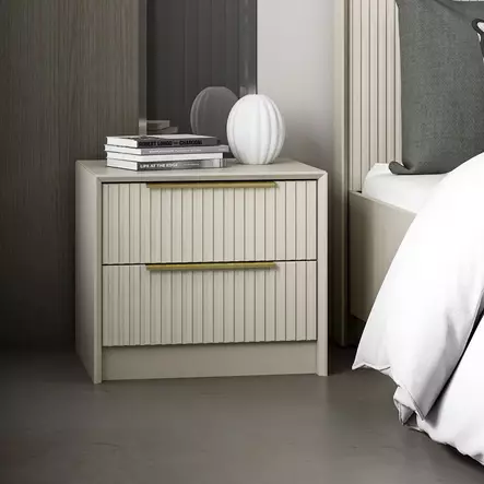 Sängbord Hanah Home Kale Luxe Sten Spånskiva 53x45x45 cm - Nattduksbord - 8683742567271 - 2