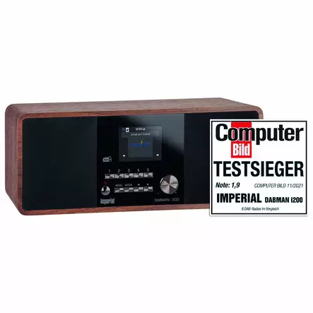 DABMAN i200 (V2) Multifunktionell stereoradio DAB+ / FM / Internet Trälook - Radioapparater - 4024035222301 - 10