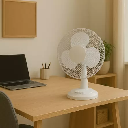 Emax pöytätuuletin 12" oskilloiva - Fläktar och luftkonditioneringsapparater - 6418536033371 - 2