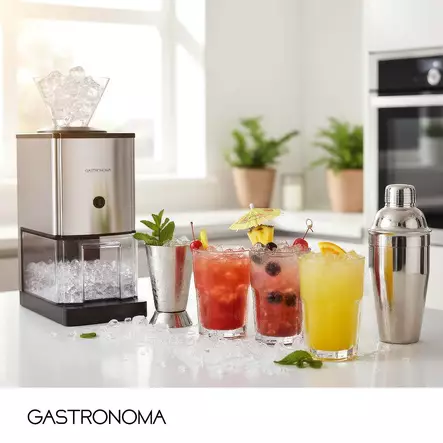 Iskrossare | 80W | 1 kg/min | 3L uppsamlingsbehållare | rostfritt stål / svart - Köksmaskiner - 8717964990231 - 5