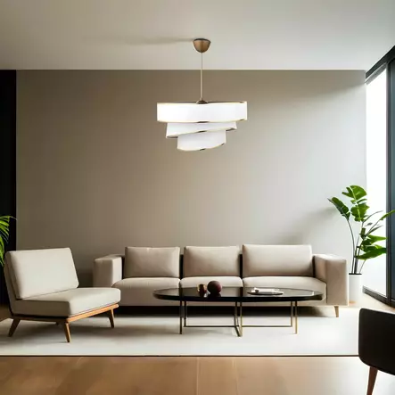 Taklampa Opviq Couper Guld Bomull 40 x 40 cm - Tak- och vägglampor - 8683342683241 - 2