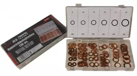 Kopparpackningar 110-delar - Smådelsuppsättningar - 6430013065781 - 2