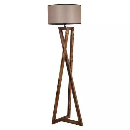 Golvlampa Opviq Maçka Brun Trä 150 x 45 cm - Golv- och bordslampor - 8681875644531 - 1