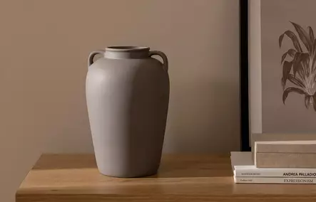 Vas Aberto Design CY0135 Mink Keramik 18x18x27 cm - Hängande blomkrukor och vaser - 8684282979241 - 1