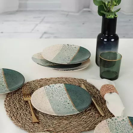 Assietter Set Hermia Flerfärgad Keramik 6 Delar - Tallrikar - 8683742963011 - 2