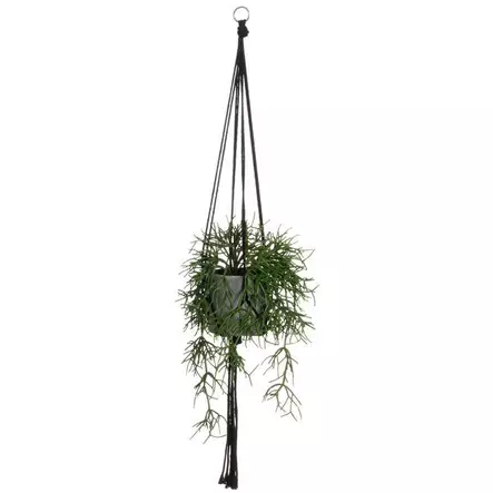 Naruamppeli musta 105 cm - Hängande blomkrukor och vaser - 6410416325491 - 2