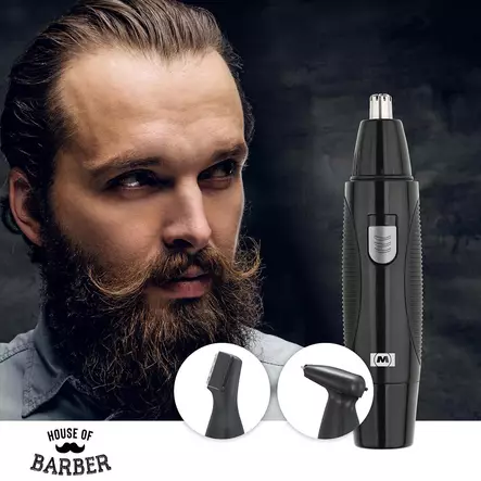 Näshårstrimmer set 1,5W Svart - Rakapparater och damrakapparater - 5707160022501 - 5