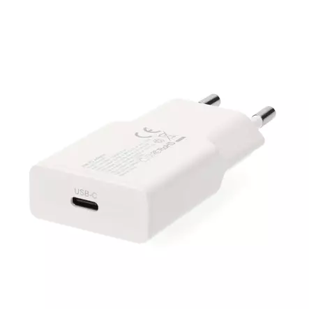 Väggladdare | 20 W | GaN | PD3.0 | 1.67 A / 2.22 A / 3.0 A | Antal utgångar: 1 | USB-C | Automatiskt val av Spänning | Vit - Nätladdare - 5412810475131 - 1