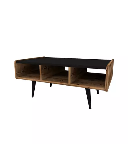 Soffbord Hanah Home Line Ljus Valnöt Spånskiva 40x90x56 cm - Soffbord - 8683743972951 - 1