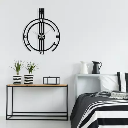 Väggdekor Metall Wallity Dalmacyali Svart Metall 53x66 cm - Dekorationer, prydnadsföremål - 8683342213691 - 2
