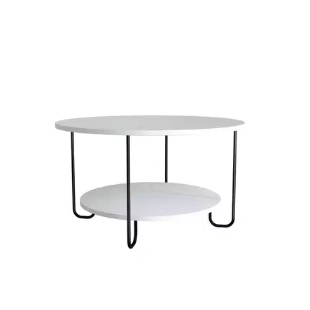 Soffbord Hanah Home Corro Vit Spånskiva 80x45x80 cm - Soffbord - 8681875834741 - 1
