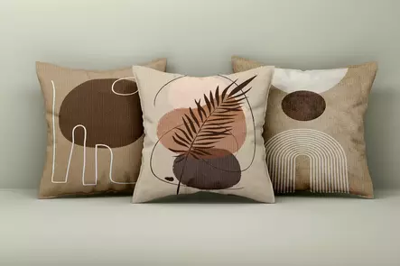 Kuddfodral Set Aberto Design Asr_plw25 Flerfärgad Bomull Polyester 43x43 cm - Prydnadskuddar - 8684283661541 - 2