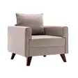 Fåtölj Atelier del Sofa Bella Cream Polyester 82x81x85 cm - Soffor - 8681875547641 - 1