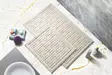 Badrumsmatta Set Mijölnir Krämvit Halkfri 100% Bomull 50x60 cm & 60x100 cm - Badrumsmattor och våtrumsmattor - 8682870189591 - 2