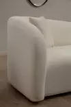 2-sits soffa Atelier del Sofa Asos Cream Polyester 170x76x75 cm - Soffor - 8683742690801 - 3