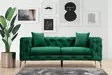 2-sits soffa Atelier del Sofa Como Grön Polyester 197x90x70 cm - Soffor - 8683342865791 - 2
