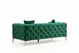 2-sits soffa Atelier del Sofa Como Grön Polyester 197x90x70 cm - Soffor - 8683342865791 - 5