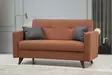 2-sits bäddsoffa Atelier del Sofa Polya Röd Tyg 151x75x86 cm - Bäddsoffor - 8683742755401 - 3