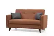 2-sits bäddsoffa Atelier del Sofa Polya Röd Tyg 151x75x86 cm - Bäddsoffor - 8683742755401 - 5