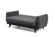 2-sits bäddsoffa Atelier del Sofa Alkon Mörkgrå Linnepolyester 158x77x86 cm - Bäddsoffor - 8683742755371 - 7