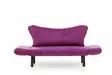 2-sits bäddsoffa Atelier del Sofa Chatto Lila Bomullsfodrad Polyester 150x70x75 cm - Bäddsoffor - 8681875833171 - 6
