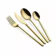 Bestickset Hermia Allegra Guld Rostfritt Stål 24 Delar - Bestick och serveringsredskap - 8684283550401 - 1
