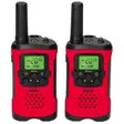 Walkie-Talkie Set | 2 handenheter | Upp till 7 km | Frekvenskanaler: 8 | PTT / VOX | 24 h standby | Headsetutgång | Inbyggd ficklampa | Röd - Walkie-talkies och megafoner - 8712412593651 - 10