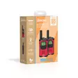Walkie-Talkie Set | 2 handenheter | Upp till 7 km | Frekvenskanaler: 8 | PTT / VOX | 24 h standby | Headsetutgång | Inbyggd ficklampa | Röd - Walkie-talkies och megafoner - 8712412593651 - 69