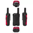 Walkie-Talkie Set | 2 handenheter | Upp till 7 km | Frekvenskanaler: 8 | PTT / VOX | 24 h standby | Headsetutgång | Inbyggd ficklampa | Röd - Walkie-talkies och megafoner - 8712412593651 - 75
