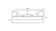 3-sits soffa Atelier del Sofa Comfort Antracit Chenille 190x95x75 cm - Soffor - 8684283436231 - 10