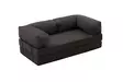 3-sits soffa Atelier del Sofa Comfort Antracit Chenille 190x95x75 cm - Soffor - 8684283436231 - 8