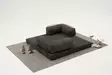 3-sits soffa Atelier del Sofa Comfort Antracit Chenille 190x95x75 cm - Soffor - 8684283436231 - 7