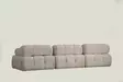 3-sits soffa Atelier del Sofa Doblo Cream Polyester 300x100x80 cm - Soffor - 8683742917991 - 6