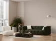 3-sits soffa Atelier del Sofa Cady Grön Polyester 235x100x72 cm - Soffor - 8683743974771 - 3