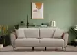 3-sits bäddsoffa Atelier del Sofa Aren Beige Polyester 215x85x85 cm - Bäddsoffor - 8684282484561 - 2