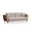 3-sits bäddsoffa Atelier del Sofa Aren Beige Polyester 215x85x85 cm - Bäddsoffor - 8684282484561 - 1