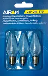 Airam varalamppu 2W 24V 3 kpl - Dekorationsljus - 6435200121721 - 1