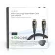 Aktiva optiska High Speed HDMI kabel med Ethernet | HDMI Kontakt | HDMI Kontakt | 4K@60Hz | 18 Gbps | 10.0 m | Rund | PVC | Svart | Presentbox - HDMI-kablar - 5412810318131 - 66