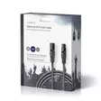 Balanserad ljudkabel | XLR 3-stifts hane | XLR 3-stifts hona | Nickelplaterad | 15.0 m | Rund | PVC | Mörkgrå | Presentbox - Ljudkablar - 5412810295661 - 67