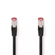CAT6 Nätverkskabel | RJ45 hane | RJ45 hane | S/FTP | 20.0 m | Rund | LSZH | Svart | Label - Dator och nätverk - 5412810423231 - 1