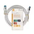 CAT6a nätverkskabel | S/FTP | RJ45 hane | RJ45 hane | 2.00 m | Snagless | Rund | LSZH | Vit | Label - Dator och nätverk - 5412810424221 - 66
