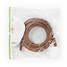 CAT6 Nätverkskabel | RJ45 hane | RJ45 hane | S/FTP | 7.50 m | Rund | LSZH | Brun | Plastpåse - Dator och nätverk - 5412810277841 - 5