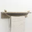 Vägghylla Hanah Home Aa125 Valnöt Massiv Gran 50x10x9 cm - Vägghyllor - 8681875775181 - 3